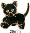 Black Kitten 2 Badge