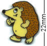 Standing Hedgehog Badge
