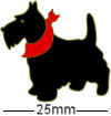 Scottie Dog Badge