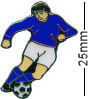 Blue Footballer Badge