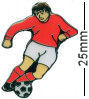 Red Footballer Badge