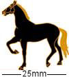 Black Horse Badge