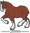 Shire Horse Badge
