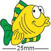 Yellow Fish Badge