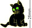 Black Kitten 3 Badge