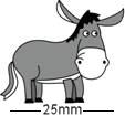 Cartoon Donkey Badge